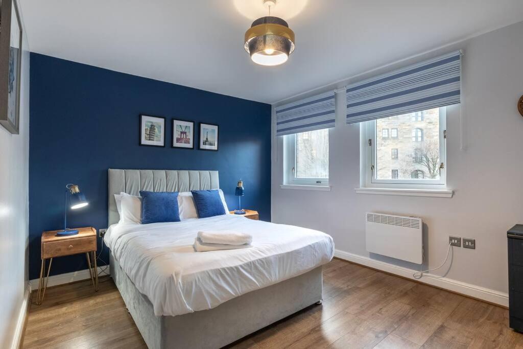 ** Modern Merchant City 1 Bed Apartment With Free Parking ** Glasgow Exterior photo